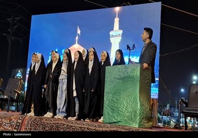 استقبال از پرچم امام رضا(ع) در گچساران