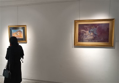 نگارگري،هنر،هنرمند،نمايشگاه،آثار،عصمتي،حسين،رنگين،برگ،موضوعا ...