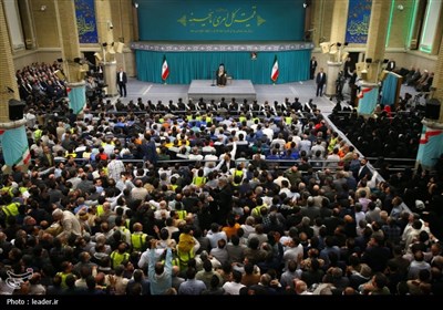 دیدار هزاران نفر از کارگران سراسر کشور با رهبر معظم انقلاب