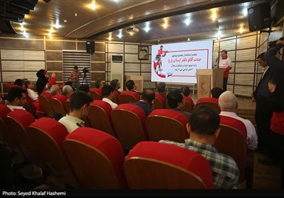 تجلیل از امدادگران هلال احمر استان بوشهر