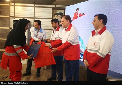 تجلیل از امدادگران هلال احمر استان بوشهر