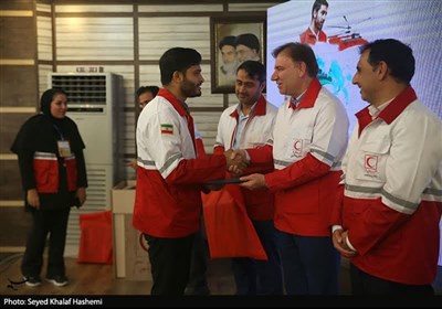 تجلیل از امدادگران هلال احمر استان بوشهر