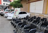 آغاز توزیع 800 ویلچر و 700 واکر بین مددجویان کرمانشاه