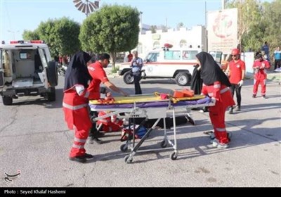 مانور تمام‌عیار امداد و نجات در بوشهر برگزار شد