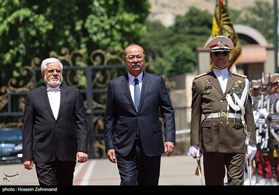 استقبال رسمی از نخست وزیر ازبکستان
