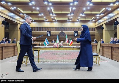 استقبال رسمی از نخست وزیر ازبکستان