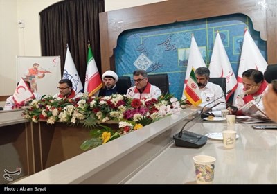 نشست خبری مدیرعامل جمعیت هلال‌احمر استان زنجان