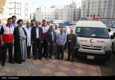 بازدید سرپرست حجاج ایرانی از مرکز پزشکی هلال احمر در مدینه