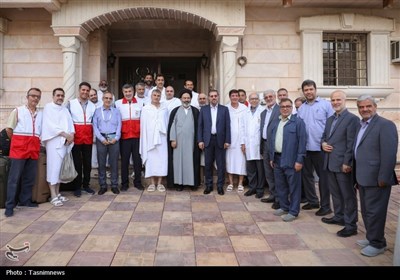 بازدید سرپرست حجاج ایرانی از مرکز پزشکی هلال احمر در مدینه