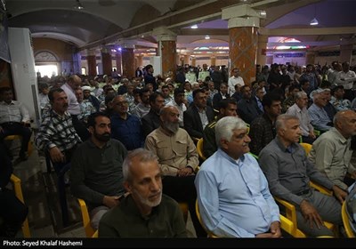 تشییع پیکر مطهر شهید مدافع امنیت در بوشهر