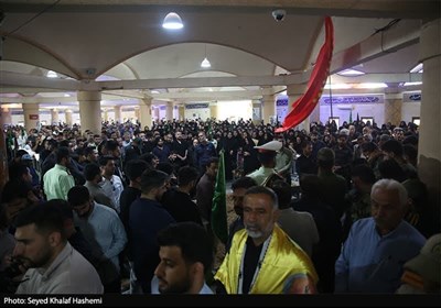 تشییع پیکر مطهر شهید مدافع امنیت در بوشهر