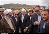 حضور محمدرضا عارف، معاون اول رئیس جمهور  در کارگاه عمرانی طرح انتقال آب ارس به تبریز در شهرستان مرند