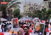 خاص/ تسنیم.. مظاهرة حاشدة فی رام الله تطالب بالإفراج عن مسعفی الهلال المعتقلین من سجون الاحتلال