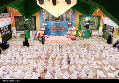 جشن تکلیف 500 دانش آموز دختر در حسینیه اعظم زنجان