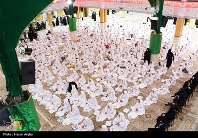 جشن تکلیف 500 دانش آموز دختر در حسینیه اعظم زنجان