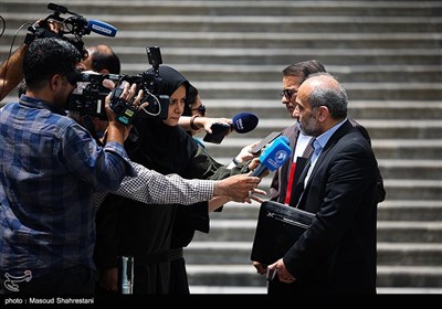 پیمان جبلی، رئیس سازمان صدا و سیما در حاشیه جلسه هیات دولت