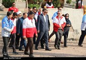بازدید استاندار کرمان از تجهیزات هلال احمر
