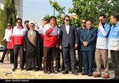 بازدید استاندار کرمان از تجهیزات هلال احمر