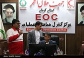 بازدید استاندار کرمان از تجهیزات هلال احمر