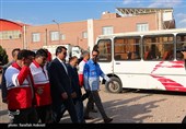 بازدید استاندار کرمان از تجهیزات هلال احمر