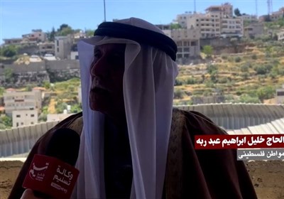 تقریر / تسنیم.. إبراهیم خلیل عبد ربه.. عذابات النکبة رُسِمَت على وجهه