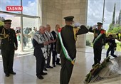 راهپیمایی مردم رام الله در هفتاد و هفتمین سالگرد روز نکبت