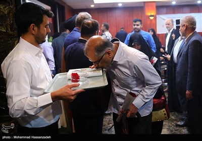 مراسم بدرقه کاروان حج تمتع جانبازان
