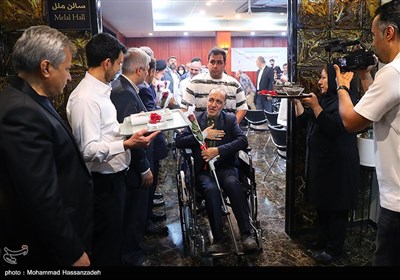 مراسم بدرقه کاروان حج تمتع جانبازان