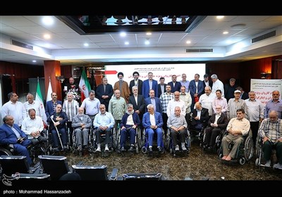 مراسم بدرقه کاروان حج تمتع جانبازان