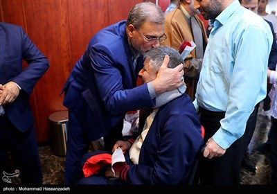 مراسم بدرقه کاروان حج تمتع جانبازان