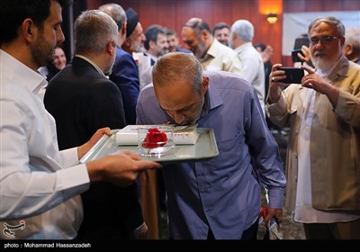 مراسم بدرقه کاروان حج تمتع جانبازان