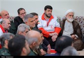 دیدار دست‌اندرکاران کنگره شهدای امدادگر با رهبر معظم انقلاب