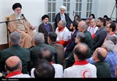 دیدار دست‌اندرکاران کنگره شهدای امدادگر با رهبر معظم انقلاب