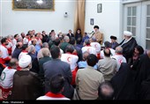 دیدار دست‌اندرکاران کنگره شهدای امدادگر با رهبر معظم انقلاب