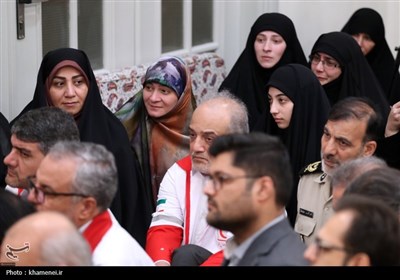 دیدار دست‌اندرکاران کنگره شهدای امدادگر با رهبر معظم انقلاب