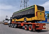 تحویل 10 اتوبوس برقی ایران‌خودرو دیزل به نفت‌خیز جنوب