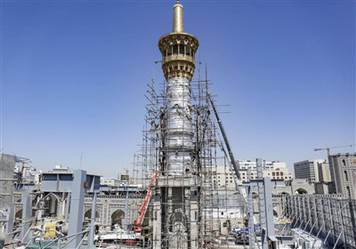مطهر،حرم،رضا،زائران،سامانه،نصب،منوره،رواق،روضه،اجراست،روشناي ...