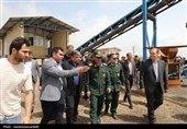 بازدید فرمانده سپاه حضرت عباس (ع) از شهرک صنعتی اردبیل به روایت تصویر