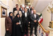 دیدار هیئت بلندپایه رسانه‌ای ایران با سفیر تهران در مسکو