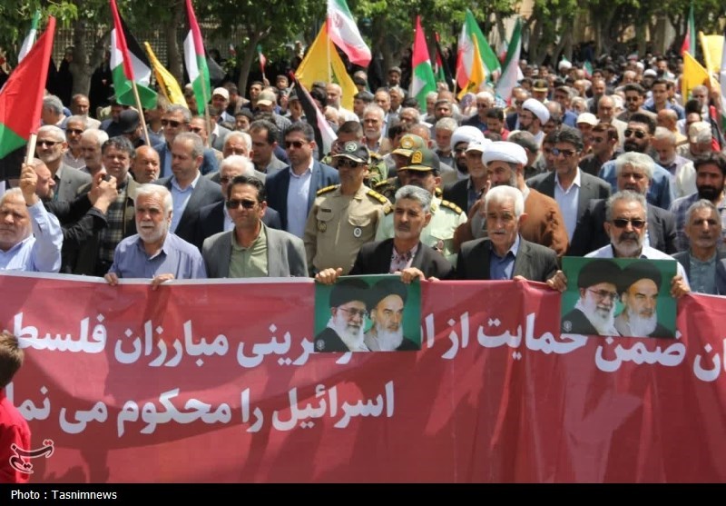 راهپیمایی جمعه خشم در بجنورد برگزار شد+تصویر