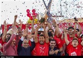 جشن قهرمانی تیم فوتبال تراکتور - تبریز