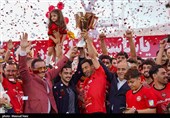 جشن قهرمانی تیم فوتبال تراکتور