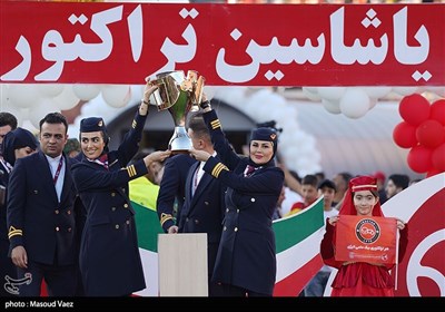 جشن قهرمانی تیم فوتبال تراکتور - تبریز