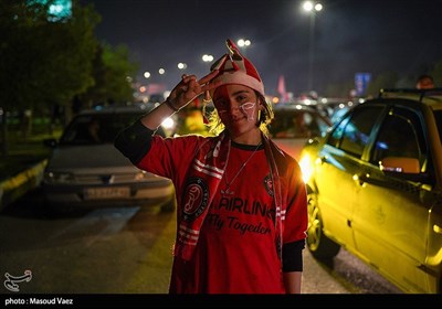 جشن قهرمانی تیم فوتبال تراکتور - تبریز