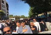 تشییع پیکر مطهر شهید دوران دفاع مقدس در بوشهر