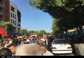 تشییع پیکر مطهر شهید دوران دفاع مقدس در بوشهر