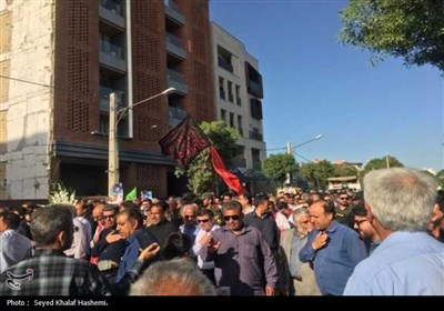 تشییع پیکر مطهر شهید دوران دفاع مقدس در بوشهر