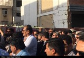 تشییع پیکر مطهر شهید دوران دفاع مقدس در بوشهر