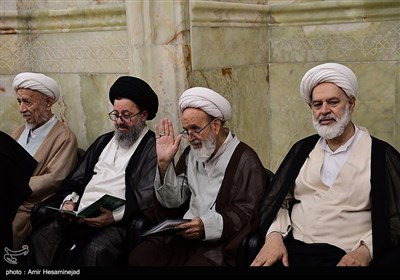 مراسم بزرگداشت شانزدهمین سالگرد رحلت آیت‌الله العظمی محمدتقی بهجت (ره) - قم