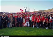 Празднование чемпионата футбольной команды &#171;Трактор&#187; в иранской Про-Лиге 2024-2025